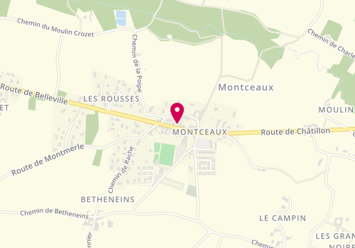 Plan de La Canne A Sucre, 147 Route de Belleville le Bourg, 01090 Montceaux