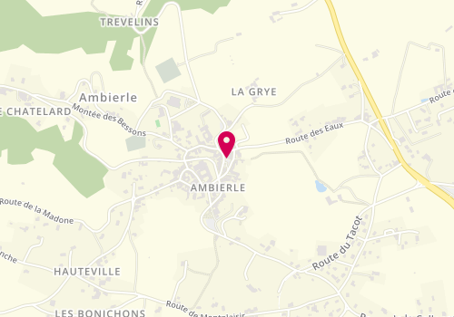Plan de Le Fournil du Prieure, 47-49
47 Place Lancelot, 42820 Ambierle