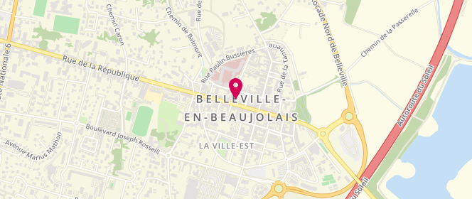 Plan de Boulangerie Torres, 56 Rue de la République, 69220 Belleville-en-Beaujolais