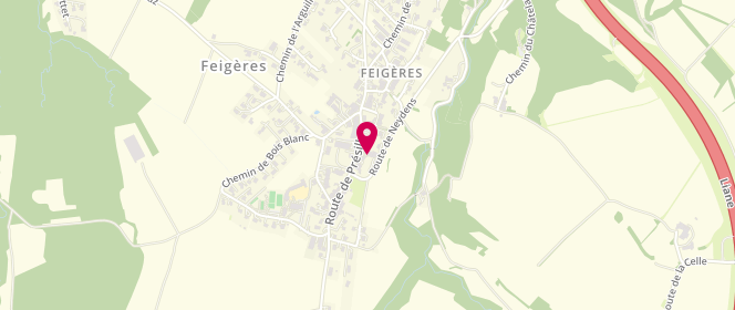 Plan de Boulangerie – Pâtisserie Saint-Ellier, 89 Route de Présilly, 74160 Feigères