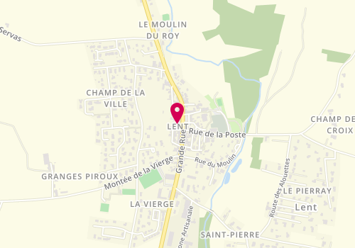 Plan de Le Fournil de Lent, 431 Grande Rue, 01240 Lent