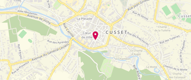 Plan de Boulangerie du Marché, 1 place Radoult de Lafosse, 03300 Cusset