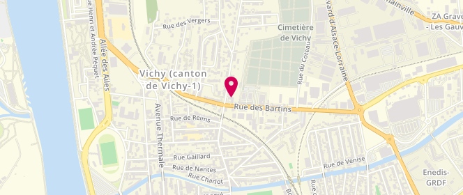 Plan de Boulangerie Café CÉRÉA VICHY, 4 Route de Creuzier, 03200 Vichy