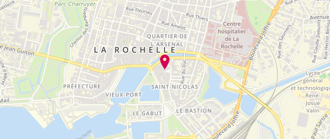 Plan de Boulangerie Saint Nicolas, 17 Rue Saint-Nicolas, 17000 La Rochelle