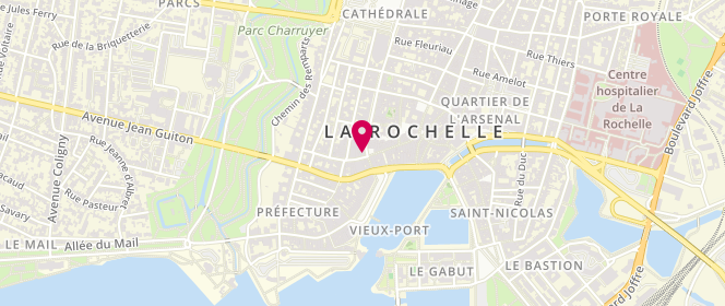Plan de La Mie Câline, 44 Rue du Palais, 17000 La Rochelle