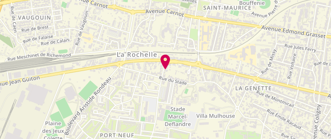 Plan de Le Fournil de Port Neuf, 13 avenue du Maréchal Juin, 17000 La Rochelle