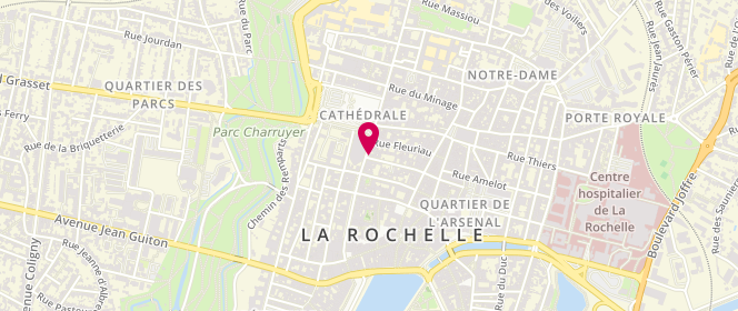Plan de Le Délice du Palais, 16 Bis Rue Chaudrier, 17000 La Rochelle