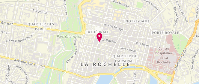 Plan de Le Pain Beurre, 18 Rue Chaudrier, 17000 La Rochelle