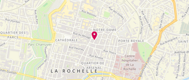 Plan de La Boulangerie, 8 Rue des Cloutiers, 17000 La Rochelle