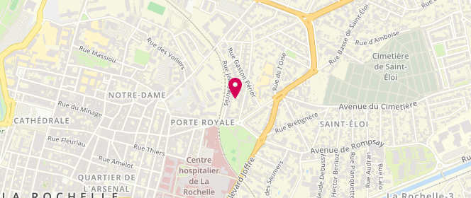 Plan de BRETAUDEAU Johnathan, 56 Rue Pierre Corneille, 17000 La Rochelle