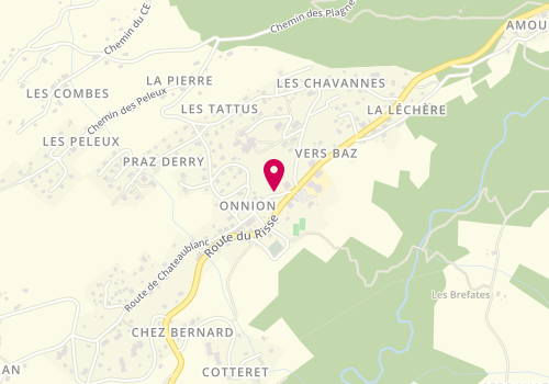 Plan de Maison des Douceurs, 58 Route de Chateaublanc, 74490 Onnion