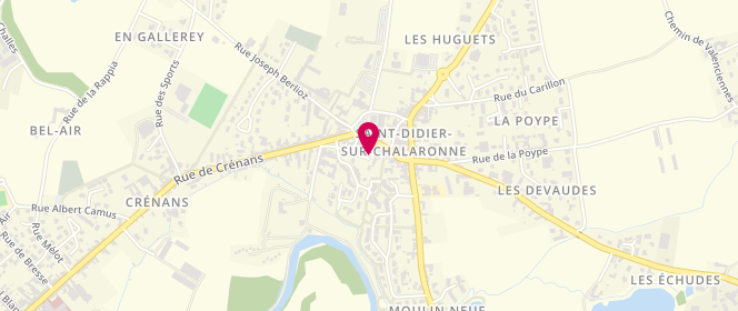 Plan de Festival des Pains, 112 Rue du Centre, 01140 Saint-Didier-sur-Chalaronne