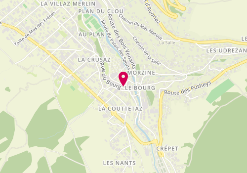 Plan de Les Epis du Roc, 78 Rue du Bourg, 74110 Morzine
