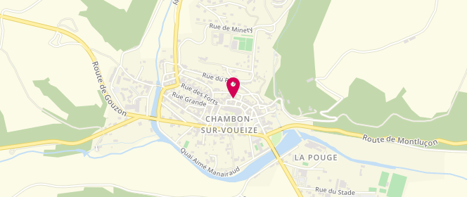 Plan de COMBAS Jacques, 9 Rue Grande Rue Faubourg Saint Martial, 23170 Chambon-sur-Voueize