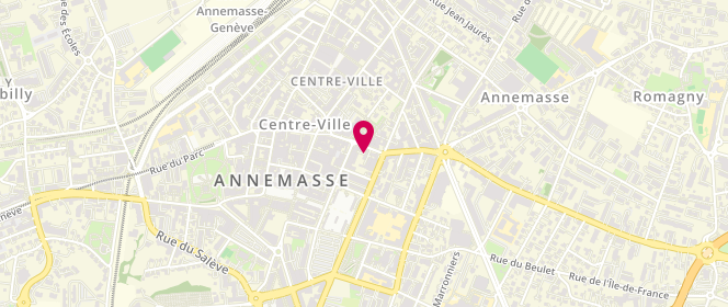 Plan de La Marquise, 18 Rue du Faucigny, 74100 Annemasse