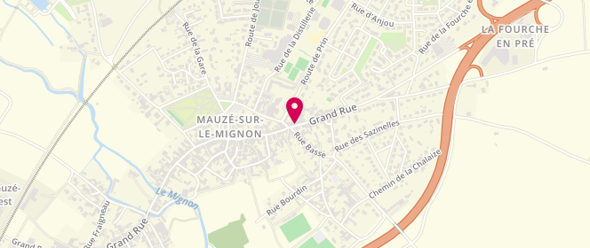 Plan de L'Amie de Mallet, 42 Grand Rue, 79210 Mauzé-sur-le-Mignon