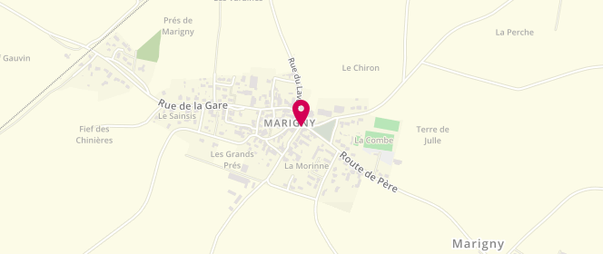 Plan de Les Saveurs de Marigny, 1A place du Centre, 79360 Marigny