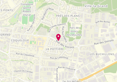 Plan de Fournil Avenue, 41 Rue des Voirons, 74100 Ville-la-Grand