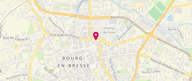Plan de Les 3 Epis, 23 Rue du 4 Septembre, 01000 Bourg-en-Bresse