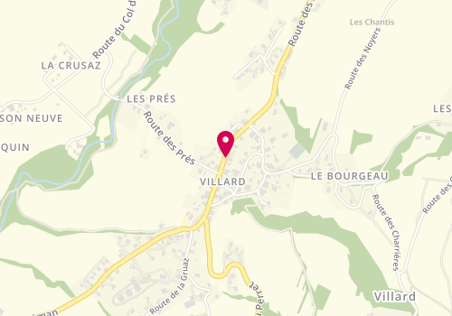 Plan de Le Refuge des Petits Gourmands, 1675 Route des Alpes du Leman, 74420 Villard