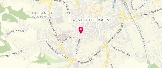 Plan de MARSAUDON Stéphane, 5 Place Montaudon Bousseresse, 23300 La Souterraine