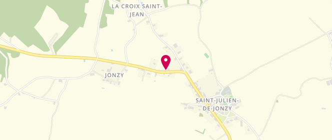 Plan de Au Flo de Pains, Le Bourg, 71110 Saint-Julien-de-Jonzy