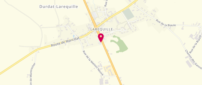 Plan de Boulangerie Marcus, 20 Route de Clermont, 03310 Durdat-Larequille