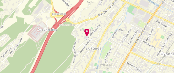 Plan de Boulangerie de la Forge, 28 Rue Saint-Exupéry, 01100 Oyonnax