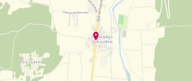 Plan de Boulangerie de Chavannes, 4 Rue de Franche Comté, 01250 Nivigne et Suran
