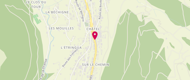 Plan de Le Grenier A Pain, 139 Route de Vonnes, 74390 Châtel