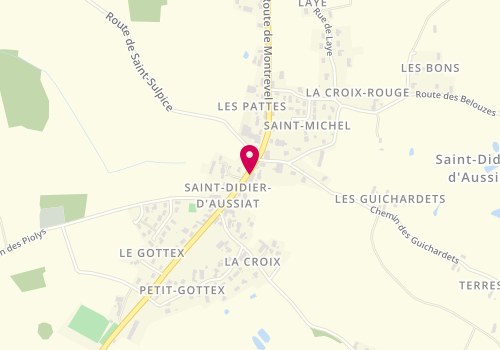 Plan de Boulangerie Camille, 51 Route de Mézériat, 01340 Saint-Didier-d'Aussiat