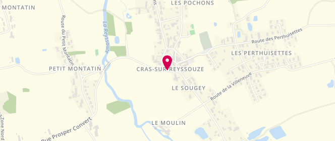 Plan de Boulangerie Gallet, 23 Place Marché, 01340 Cras-sur-Reyssouze