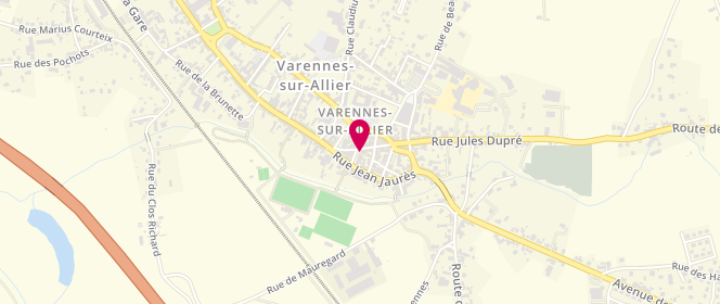 Plan de JEHAN Ludovic, 7 place de la République, 03150 Varennes-sur-Allier