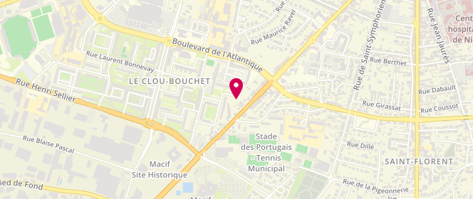 Plan de Le Fournil du Marais, 184 Avenue de la Rochelle, 79000 Niort