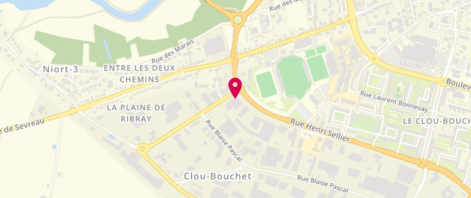 Plan de Ma Boulangerie Café, 37 Rue Henri Sellier, 79000 Niort