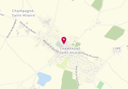 Plan de La fournée champagnoise, 10 Rue Etienne Saby, 86160 Champagné-Saint-Hilaire