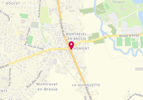 Plan de La Boulangerie d'Olivier, 3 Route de Bourg, 01340 Malafretaz