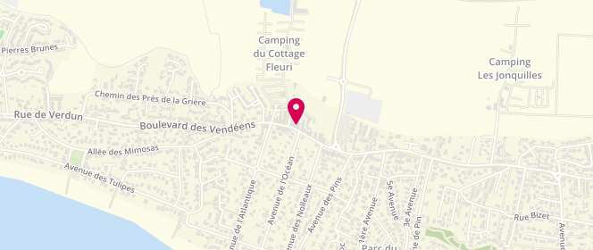Plan de Bonnin Frères 107 boulevard des vendeens, 107 Boulevard des Vendéens, 85360 La Tranche-sur-Mer