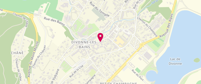 Plan de Aux Armes Divonnaises, 152 Grande Rue, 01220 Divonne-les-Bains