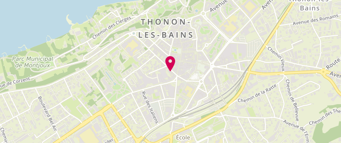 Plan de Boulangerie Patisserie Chez Deville, 8 Boulevard Carnot, 74200 Thonon-les-Bains