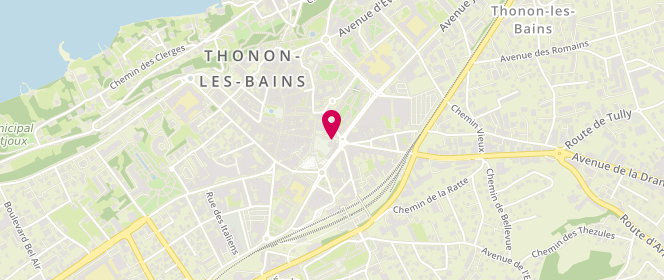 Plan de La Mie Câline, 9 place des Arts, 74200 Thonon-les-Bains