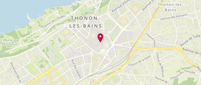 Plan de Boulangerie des Arts, 9 Rue des Arts, 74200 Thonon-les-Bains