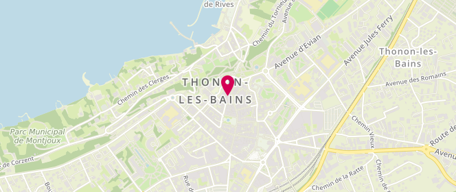 Plan de Au Praslin, 54 Grande Rue, 74200 Thonon-les-Bains