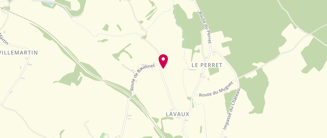 Plan de Le Fournil de Lavaux, Lavaux, 71800 Dyo