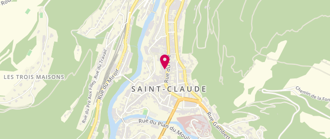 Plan de Au Régal de Saint-Claude, 19 Rue du Pré, 39200 Saint-Claude