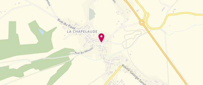 Plan de Les Gourmandises de Julie et Christ, 41 Route George Sand, 03380 La Chapelaude