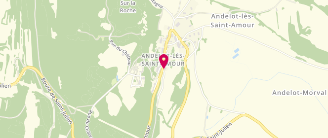 Plan de Le Panier d'Andelot, 297 Route de Saint-Amour, 39320 Andelot-Morval