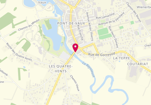 Plan de Passions Gourmandes, 17 place Legrand, 01190 Pont-de-Vaux