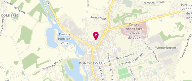 Plan de Au Fournil Bressan, 11 Rue André, 01190 Pont-de-Vaux