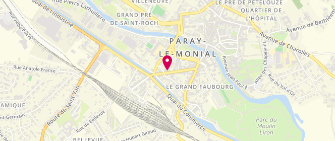 Plan de DEHLINGER Jean Marc, 42 avenue Charles de Gaulle, 71600 Paray-le-Monial